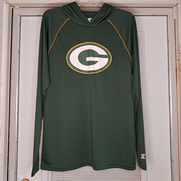 STARTER Other - 3 for $18 or 5 for $25 - Starter Green Bay Packers Hooded Shirt Size Small